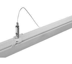 Spectrum voor de installateur 3-Fase Spanningsrail toebehoren Wit | 8 Meter Pendelset - Ophangset per staaldraad