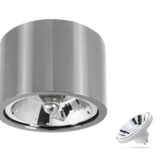 Spectrum voor de installateur WiFi LED Plafondspot CHLOE - GU10 AR111 - CCT (3000K-6500K) - Zilver rond