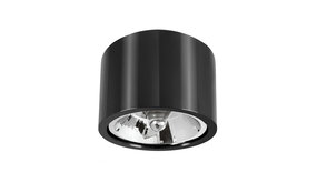 Spectrum voor de installateur LED Plafondspot CHLOE - GU10 AR111 - excl. LED spot - Zwart rond