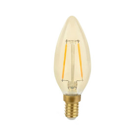 Spectrum voor de installateur LED Filament lamp E14 - C35 - 5W vervangt 50W - 2500K extra warm wit licht