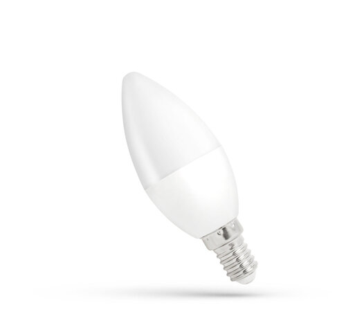 LED lamp E14 - C37 1W vervangt 10W - 6000K daglicht wit