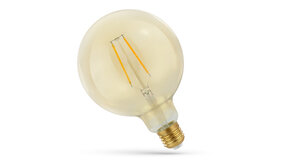 Spectrum LED Filament lamp E27 - G125 - 5W vervangt 50W - 2500K extra warm wit licht - XL Globe Spectrum LED Filament lamp E27 - G125 - 5W vervangt 50W - 2500K extra warm wit licht - XL Globe