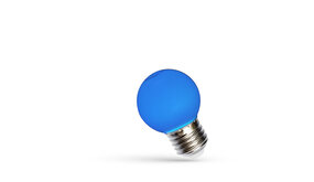 Spectrum voor de installateur LED lamp E27 - G45 1W Blauw licht