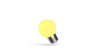 Spectrum LED lamp E27 - G45 1W Geel licht Spectrum LED lamp E27 - G45 1W Geel licht