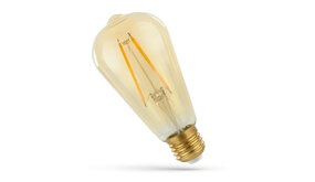 Spectrum voor de installateur: Betaalbare kwaliteit en veelzijdige LED-oplossingen LED Filament lamp E27 - ST58 - 5W vervangt 50W - 2500K extra warm wit licht Spectrum voor de installateur: Betaalbare kwaliteit en veelzijdige LED-oplossingen LED Filament lamp E27 - ST58 - 5W vervangt 50W - 2500K extra warm wit licht