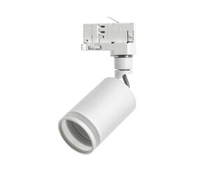 Spectrum voor de installateur LED railspot mini wit met opale ring - 3-Fase universeel - GU10 aansluiting