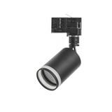 Spectrum voor de installateur: Betaalbare kwaliteit en veelzijdige LED-oplossingen LED railspot mini zwart met opale ring - 3-Fase universeel - GU10 aansluiting