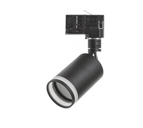 Spectrum voor de installateur LED railspot mini zwart met opale ring - 3-Fase universeel - GU10 aansluiting