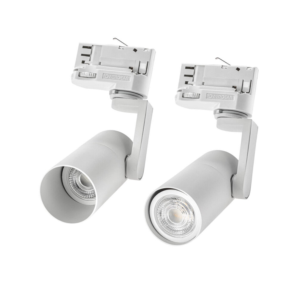 Spectrum LED railspot wit - 3-Fase universeel - GU10 aansluiting Spectrum LED railspot wit - 3-Fase universeel - GU10 aansluiting