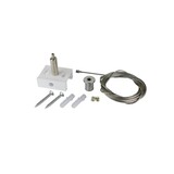 Spectrum 3-Fase Spanningsrail toebehoren Wit | 3 Meter Pendelset - Ophangset per staaldraad Spectrum 3-Fase Spanningsrail toebehoren Wit | 3 Meter Pendelset - Ophangset per staaldraad