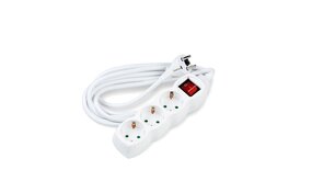 Stekkerdoos 3-voudig met aan- uitschakelaar- Lengte snoer optioneel - 3G1.5mm_ Stekkerdoos 3-voudig met aan- uitschakelaar- Lengte snoer optioneel - 3G1.5mm_