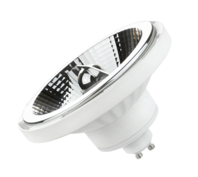 Spectrum voor de installateur LED Spot wit - GU10 AR111 - 12W vervangt 70W - 3000K warm wit licht - Lichtspreiding 20 graden