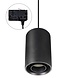 Spectrum voor de installateur 3-Fase Railspot Hanglamp GU10 Fitting | Chloe Tube Mini Zwart - 80x120mm - pendel 1 Meter