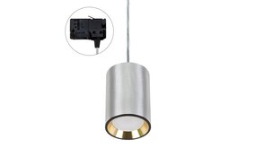 Spectrum OP=OP LED Railspot Zilver / Goud met GU10  fitting - Universeel 3-Fase - excl. LED GU10