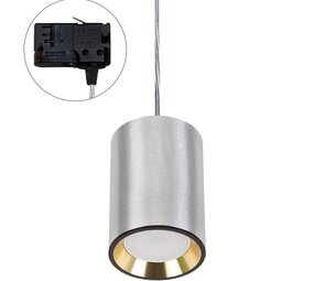 Spectrum voor de installateur OP=OP LED Railspot Zilver / Goud met GU10 fitting - Universeel 3-Fase - excl. LED GU10 Spectrum voor de installateur OP=OP LED Railspot Zilver / Goud met GU10 fitting - Universeel 3-Fase - excl. LED GU10