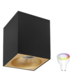 Spectrum voor de installateur WiFi LED plafondspot - Cube Mat Zwart 95x95x138 mm - Bediening via de app