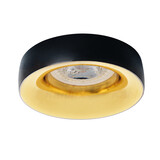 Kanlux LED GU10 inbouwspot zwart-goud rond - Enkelvoudig voor 1 LED GU10 spot