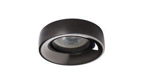 Kanlux LED GU10 inbouwspot grijs rond - Enkelvoudig voor 1 LED GU10 spot Kanlux LED GU10 inbouwspot grijs rond - Enkelvoudig voor 1 LED GU10 spot