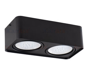 Kanlux LED Plafondspot TUBEO - 2*GU10 AR111 - excl. LED spot - Zwart