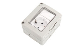 Aigostar Wandcontactdoos met enkel-schakelaar combinatie Aigostar Wandcontactdoos met enkel-schakelaar combinatie