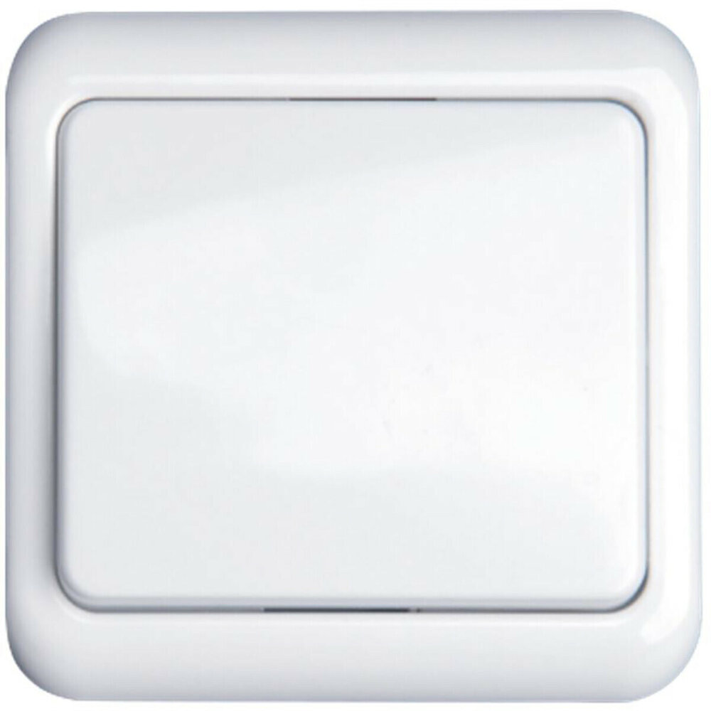 Aigostar Inbouw wisselschakelaar - wit - vierkant - met afdekraam