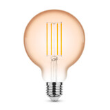 LED Filament lamp E27 - G95 - 4W vervangt 33W - 1800K zeer warm wit licht - L Globe