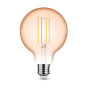 Modee Lighting LED Filament lamp E27 - G95 - 4W vervangt 33W - 1800K zeer warm wit licht - L Globe