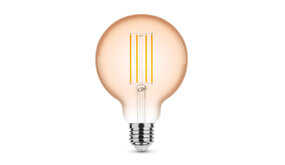 LED Filament lamp E27 - G95 - 4W vervangt 33W - 1800K zeer warm wit licht - L Globe