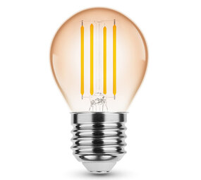 OP=OP LED Filament lamp E27 - ST64 - 4W vervangt 33W - 1800K zeer warm wit licht - Tall