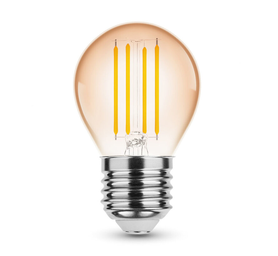 OP=OP LED Filament lamp E27 - ST64 - 4W vervangt 33W - 1800K zeer warm wit licht - Tall