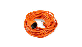 Technik Verlengsnoer 10 meter - H05VV-F3G1,5 geaard - Oranje Technik Verlengsnoer 10 meter - H05VV-F3G1,5 geaard - Oranje