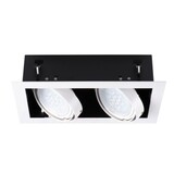 Kanlux LED Inbouwspot MATEO - 2*GU10 AR111 - excl. LED spot - Wit Kanlux LED Inbouwspot MATEO - 2*GU10 AR111 - excl. LED spot - Wit