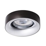 Kanlux LED GU10 inbouwspot grijs rond - Enkelvoudig voor 1 LED GU10 spot