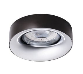 Kanlux LED GU10 inbouwspot grijs rond - Enkelvoudig voor 1 LED GU10 spot