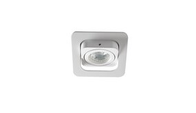 Kanlux LED GU10 inbouwspot wit vierkant - Enkelvoudig voor 1 LED GU10 spot Kanlux LED GU10 inbouwspot wit vierkant - Enkelvoudig voor 1 LED GU10 spot