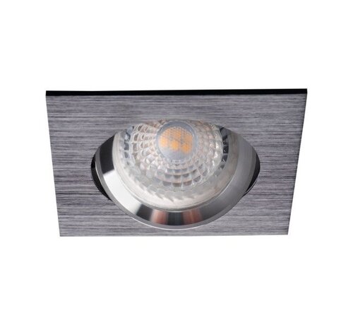 LED inbouwspot zwart - Zaagmaat 70-75mm buitenmaat 82x82mm
