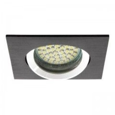 Kanlux LED inbouwspot  zwart - Zaagmaat 70-75mm buitenmaat 82x82mm Kanlux LED inbouwspot  zwart - Zaagmaat 70-75mm buitenmaat 82x82mm