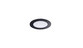 Kanlux LED inbouwspot - Zwart-  Rond - 6W vervangt 40W 3000K warm wit licht - 230v aansluiting Kanlux LED inbouwspot - Zwart-  Rond - 6W vervangt 40W 3000K warm wit licht - 230v aansluiting