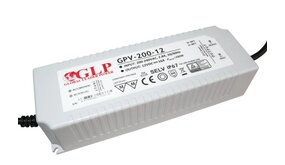 LED voedingsadapter - 12V 192W 16A - IP67 Waterdicht