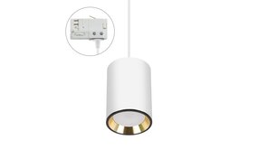 Spectrum voor de installateur: Betaalbare kwaliteit en veelzijdige LED-oplossingen OP=OP LED Railspot Wit / Goud met GU10  fitting - Universeel 3-Fase - excl. LED GU10