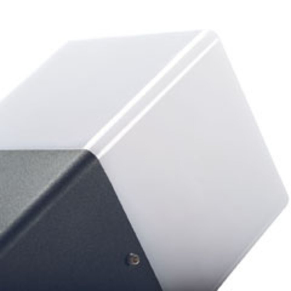 Kanlux  LED Wandlamp buiten VADRA - 1x E27 aansluiting - Antraciet Kanlux  LED Wandlamp buiten VADRA - 1x E27 aansluiting - Antraciet