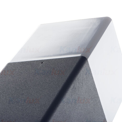 Kanlux Tuinlamp single spot -  Antraciet Grijs - IP44 - E27 aansluiting - Max. 11W