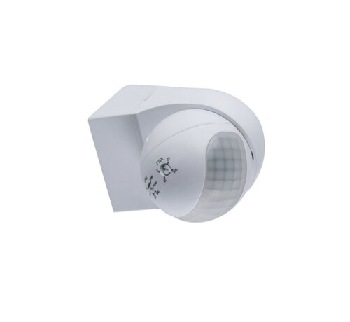 Bewegingssensor opbouw 140¡ - IP44 - PIR infrarood bewegingsmelder - 230V max. 800W - Wit