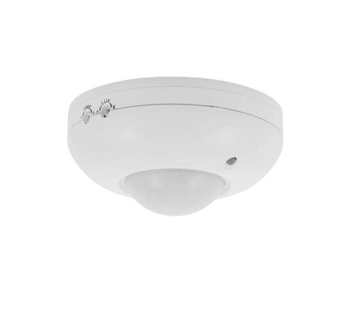 Bewegingssensor opbouw 360¡ - IP20 - PIR infrarood bewegingsmelder - 230V max. 1200W - Wit