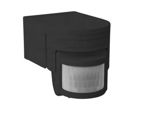 Kanlux Bewegingssensor opbouw 160° -  IP44 - PIR infrarood bewegingsmelder - 230V max. 1200W  - Zwart