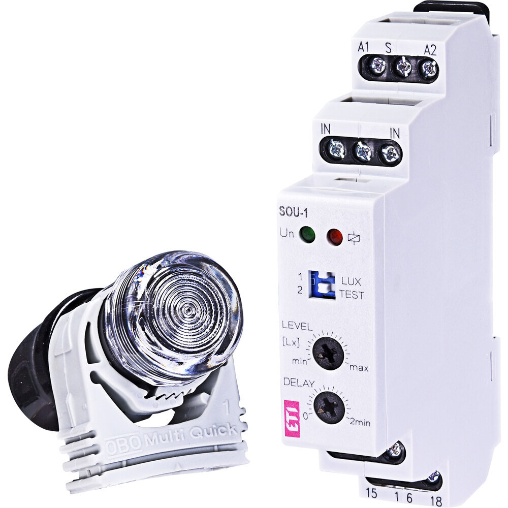 ETI Schemerschakelaar opbouw - IP20 - 16A - 1~50.000Lx ETI Schemerschakelaar opbouw - IP20 - 16A - 1~50.000Lx