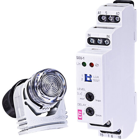 ETI Schemerschakelaar opbouw - IP20 - 16A - 1~50.000Lx ETI Schemerschakelaar opbouw - IP20 - 16A - 1~50.000Lx
