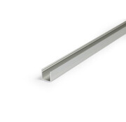 Aluminium U-profiel diep zilver - 1000*16*12 mm