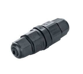 Spectrum voor de installateur Waterdichte Kabelverbinder IP68 -  Zwart 3-polig | Geschikt voor 0.5 tot 1.5mm² Kabels – 2 of 3 aderige Kabels
