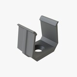 LCB LED Europe  Alu Profiel Diep - Toehebehoren | Montagebeugel Set Grijs - incl. schroeven - Alu Profiel model Diep